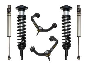 ICON 2004-08 Ford F150 4WD, 0-2.63" Lift, Stage 2 Suspension System, Tubular UCA