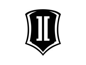 ICON Vehicle Dynamics Shield Logo Sticker, Black, 10” Tall