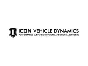 ICON Vehicle Dynamics Tagline Sticker, Black, 18” Wide