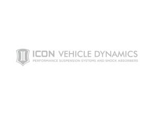 ICON Vehicle Dynamics Tagline Sticker, Silver, 18” Wide