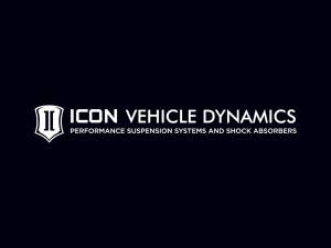 ICON Vehicle Dynamics Tagline Sticker, White, 18” Wide