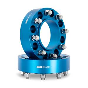Mishimoto Wheel Spacers, 8X170, 125mm Center Bore, M14 X 1.5, 2.00-in Thick, Blue - BNWS-002-500BL