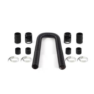 Mishimoto Universal Flexible Stainless Steel Radiator Hose Kit, 36", Black - MMAH-U36BK