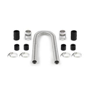 Mishimoto Universal Flexible Stainless Steel Radiator Hose Kit, 36", Chrome - MMAH-U36C