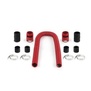 Mishimoto Universal Flexible Stainless Steel Radiator Hose Kit, 36", Red - MMAH-U36RD