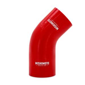 Mishimoto 45-Degree Silicone Transition Coupler, 2.00-in to 2.25-in, Red - MMCP-R45-20225RD