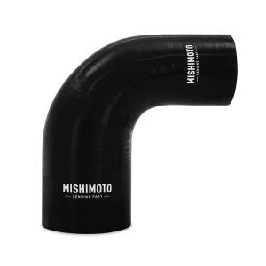 Mishimoto 90-Degree Silicone Transition Coupler, 2.50-in to 3.50-in, Black - MMCP-R90-2535BK