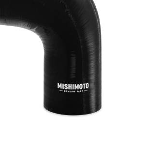 Mishimoto 90-Degree Silicone Transition Coupler, 2.50-in to 4.00-in, Black - MMCP-R90-2540BK