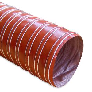 Mishimoto Heat Resistant Silicone Ducting, 4in x 12' - MMHOSE-D4