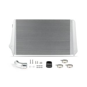 Mishimoto Performance Intercooler, fits Chevrolet/GMC 6.6L Duramax L5P 2017-2019, Silver - MMINT-DMAX-17SL