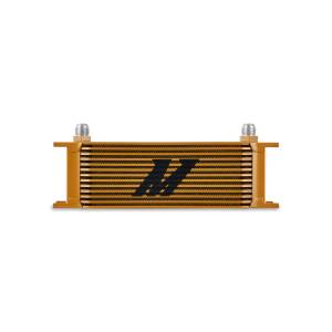 Mishimoto Universal 13-Row Oil Cooler, Gold - MMOC-13GD