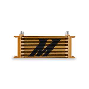 Mishimoto Universal 16-Row Oil Cooler, Gold - MMOC-16GD