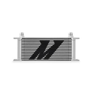 Mishimoto Universal 16-Row Oil Cooler, Silver - MMOC-16SL