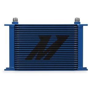 Mishimoto Universal 25-Row Oil Cooler, Blue - MMOC-25BL