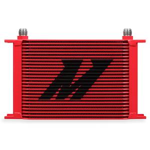 Mishimoto Universal 25-Row Oil Cooler, Red - MMOC-25RD