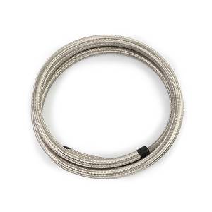 Mishimoto -10AN Braided Line, Stainless Steel - 10ft - MMSBH-10120-CS