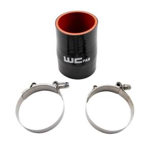 Wehrli Custom 2.75" x 3" ID Straight Reducer 4.5" Long Silicone Boot and Clamp Kit