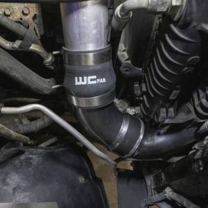 Wehrli Custom Fabrication - Wehrli Custom 2006-2010 LBZ/LMM Duramax Passenger Side Intercooler Outlet Elbow Kit - Image 2