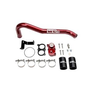 Wehrli Custom Fabrication - Wehrli Custom 2006-2010 LBZ/LMM Duramax Top Outlet Billet Thermostat Housing and Upper Coolant Pipe Kit - Image 2