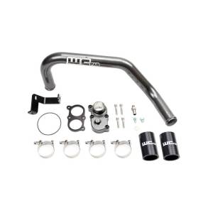 Wehrli Custom 2006-2010 LBZ/LMM Duramax Top Outlet Billet Thermostat Housing and Upper Coolant Pipe Kit for DUAL CP3