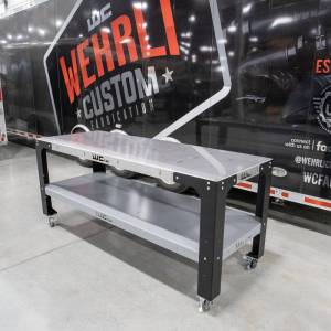 Wehrli Custom Fabrication - Wehrli Custom 32 in. x 90 in. Modular Steel Work Bench - Image 11