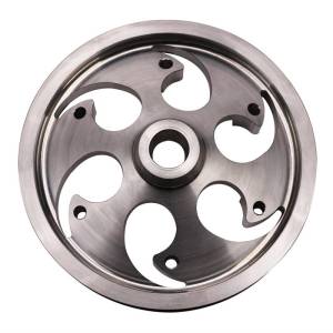 Wehrli Custom Fabrication - Wehrli Custom Duramax Billet CP3 Pulley Deep Offset Raw Finish - Image 2