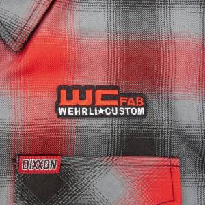 Wehrli Custom Fabrication - Wehrli Custom Men's Dixxon Flannel - Red & Grey Plaid, Limited Edition - Image 2