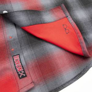 Wehrli Custom Fabrication - Wehrli Custom Men's Dixxon Flannel - Red & Grey Plaid, Limited Edition - Image 3