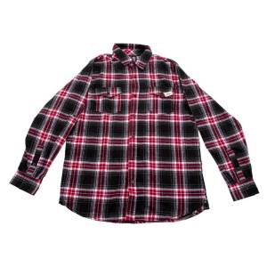 Wehrli Custom Men's Flannel - Black, Red & White Plaid, Limited Edition