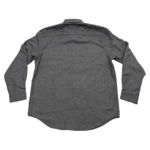 Wehrli Custom Fabrication - Wehrli Custom Men's Flannel - Grey with Red Buffalo Plaid Accents, Limited Edition - Image 2