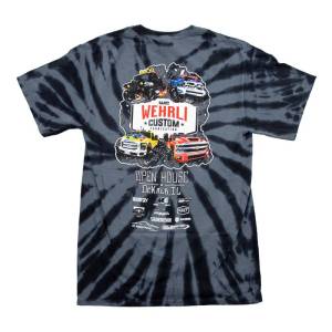 Wehrli Custom Men's T-Shirt - Open House Black Tie Dye