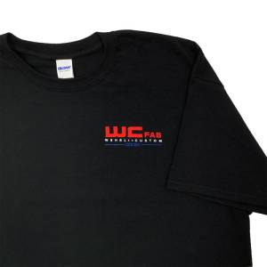 Wehrli Custom Fabrication - Wehrli Custom Men's T-Shirt- Flag Logo Black - Image 4