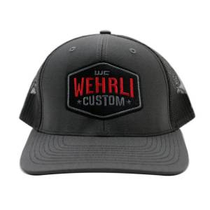 Wehrli Custom Fabrication - Wehrli Custom Snap Back Hat Charcoal/Black Badge - Image 2
