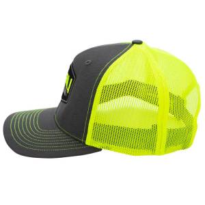 Wehrli Custom Fabrication - Wehrli Custom Snap Back Hat Charcoal/Neon Yellow Badge - Image 3
