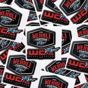 Wehrli Custom Fabrication - Wehrli Custom Side X Side Assorted Die Cut Sticker Sheet - Image 1