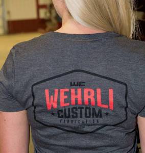 Wehrli Custom Fabrication - Wehrli Custom Womens V-Neck T-Shirt - Image 2