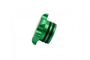 Fleece Performance - Fleece Performance Green Anodized Billet Fuel Cap For 2013-2018 Cummins - Image 2