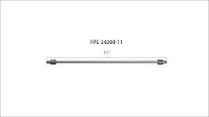 Fleece Performance - Fleece Performance 11 Inch High Pressure Fuel Line 8mm x 3.5mm Line M14 x 1.5 Nuts - Image 3