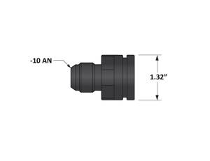 Fleece Performance - Fleece Performance Adapter Fitting -10AN Male to 1.325 Inch Bore - Image 4