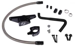 Fleece Performance Cummins Coolant Bypass Kit 06-07 Auto Trans with Stainless Steel Braided Line